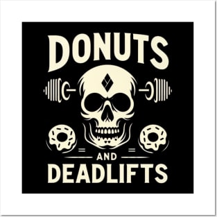 Donuts and Deadlifts Posters and Art